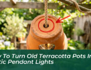 how to turn old terracotta pots into rustic pendant lights 74wV