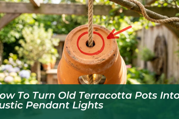 how to turn old terracotta pots into rustic pendant lights 74wV