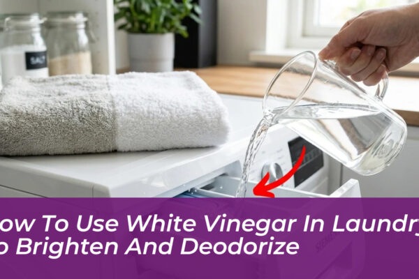 how to use white vinegar in laundry to brighten and deodorize RM4m