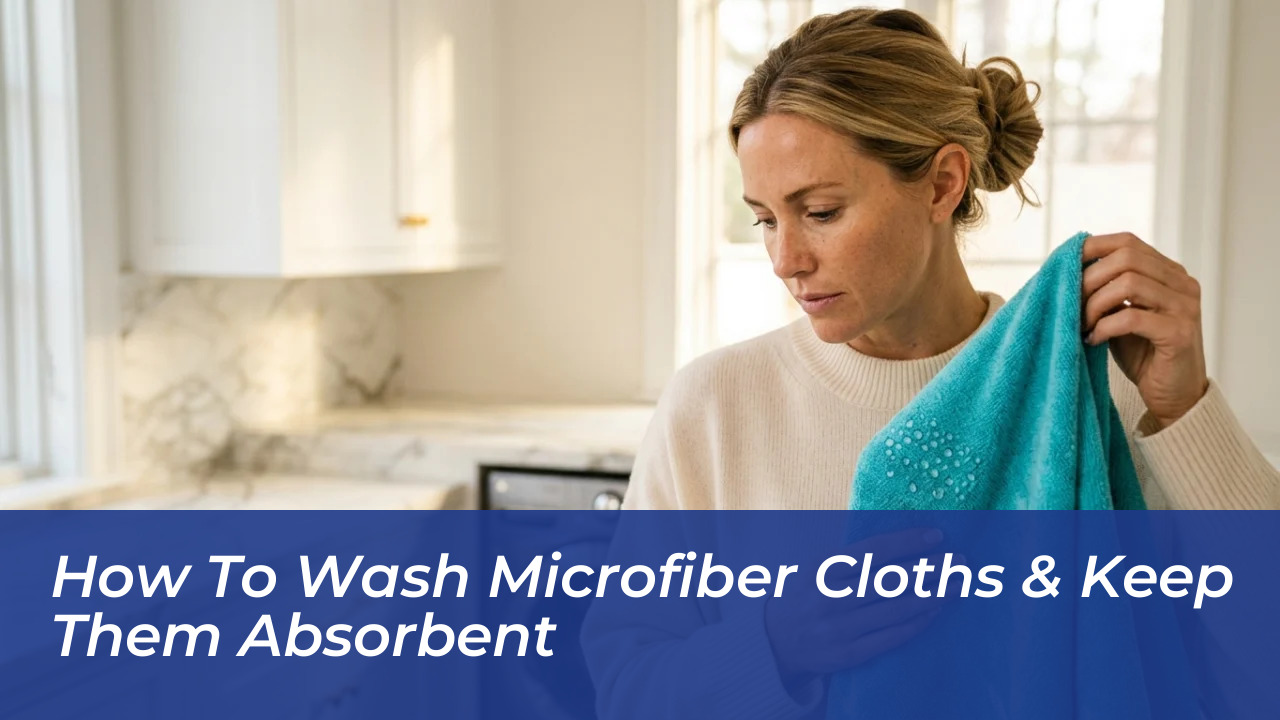 how to wash microfiber cloths keep them absorbent