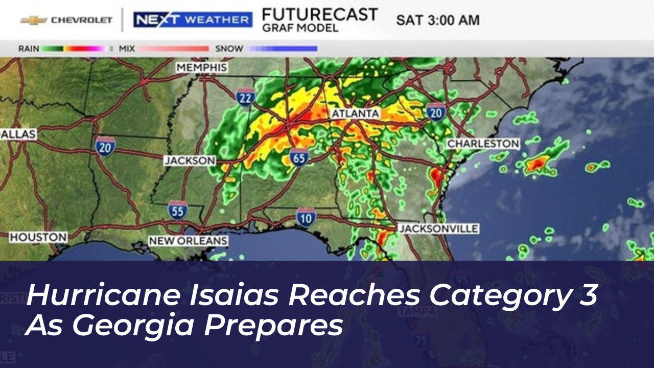 hurricane isaias reaches category 3 as georgia prepares TsXo