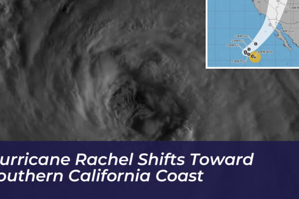 hurricane rachel shifts toward southern california coast FPq4
