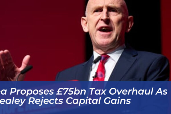 iea proposes 75bn tax overhaul as healey rejects capital gains IRbw