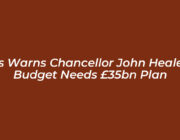 ifs warns chancellor john healey budget needs 35bn plan omUE
