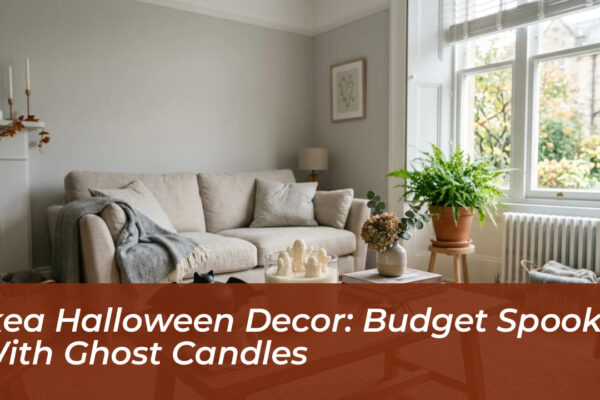 ikea halloween decor budget spooks with ghost candles hDL4