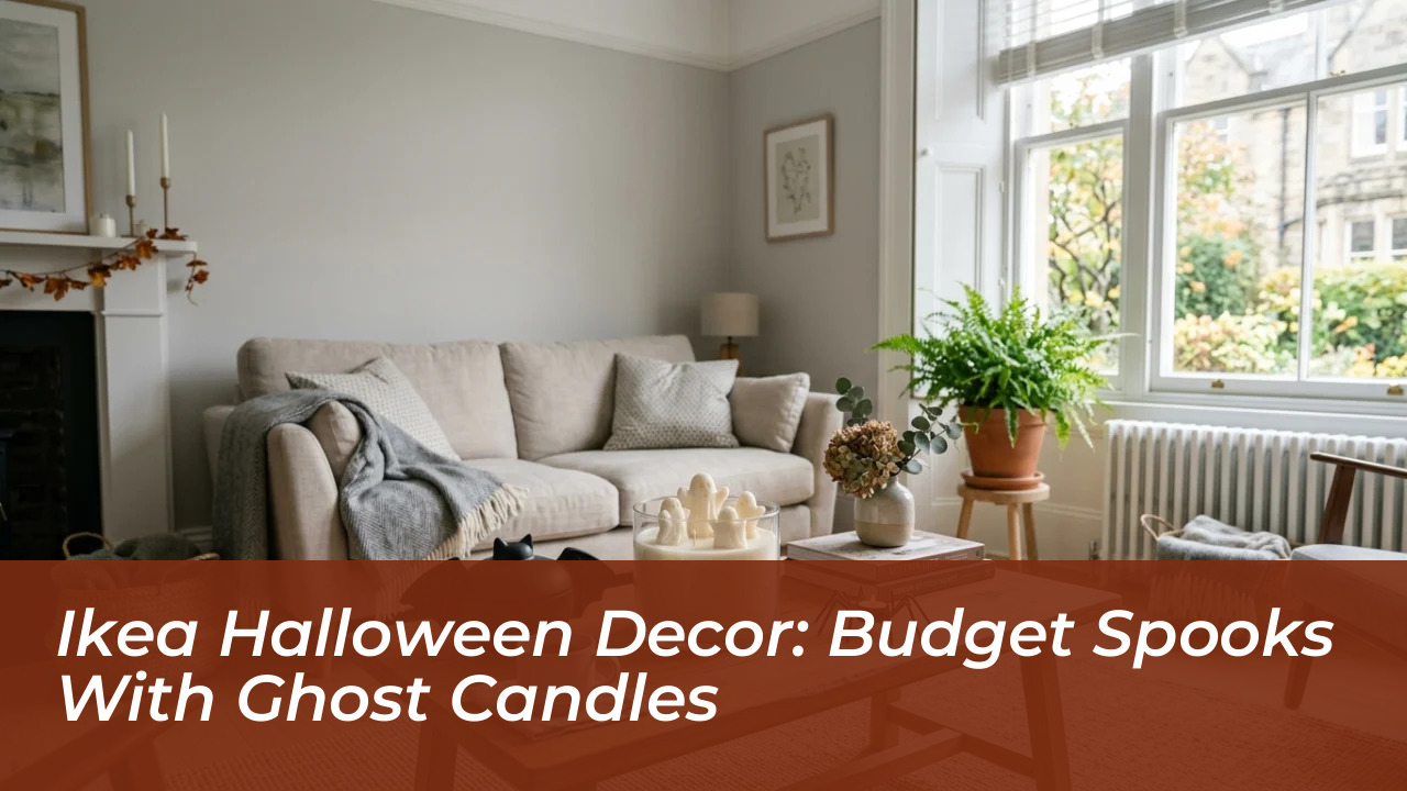 ikea halloween decor budget spooks with ghost candles hDL4