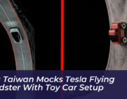 ikea taiwan mocks tesla flying roadster with toy car setup g8DX