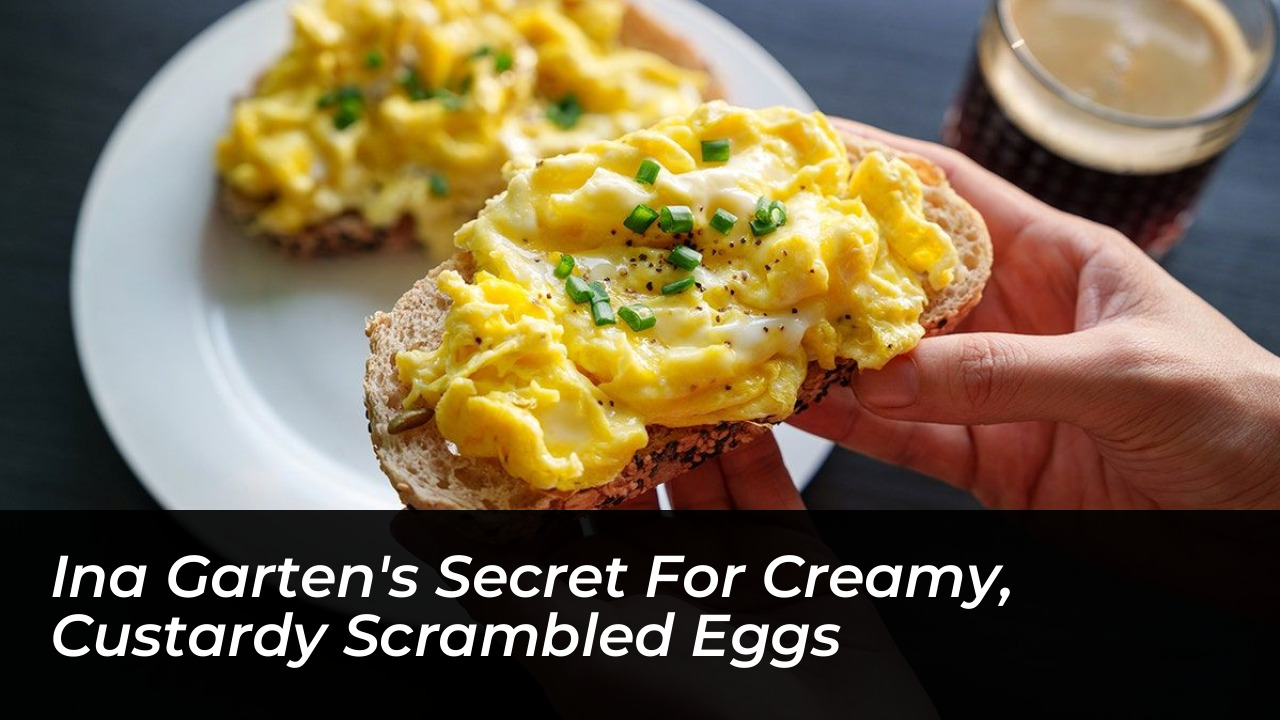 ina gartens secret for creamy custardy scrambled eggs