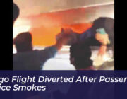 indigo flight diverted after passenger device smokes a7dw