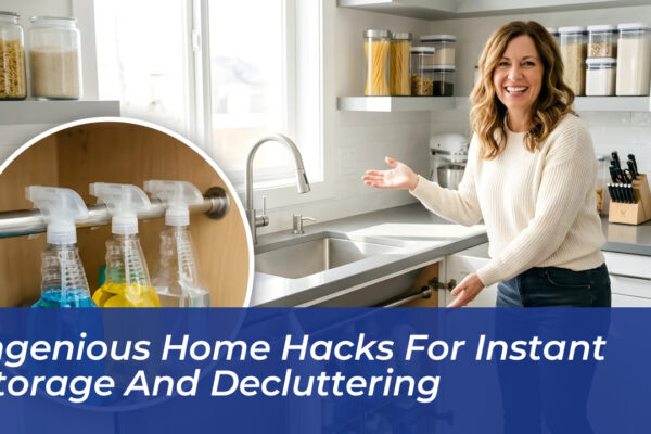 ingenious home hacks for instant storage and decluttering ZlWo