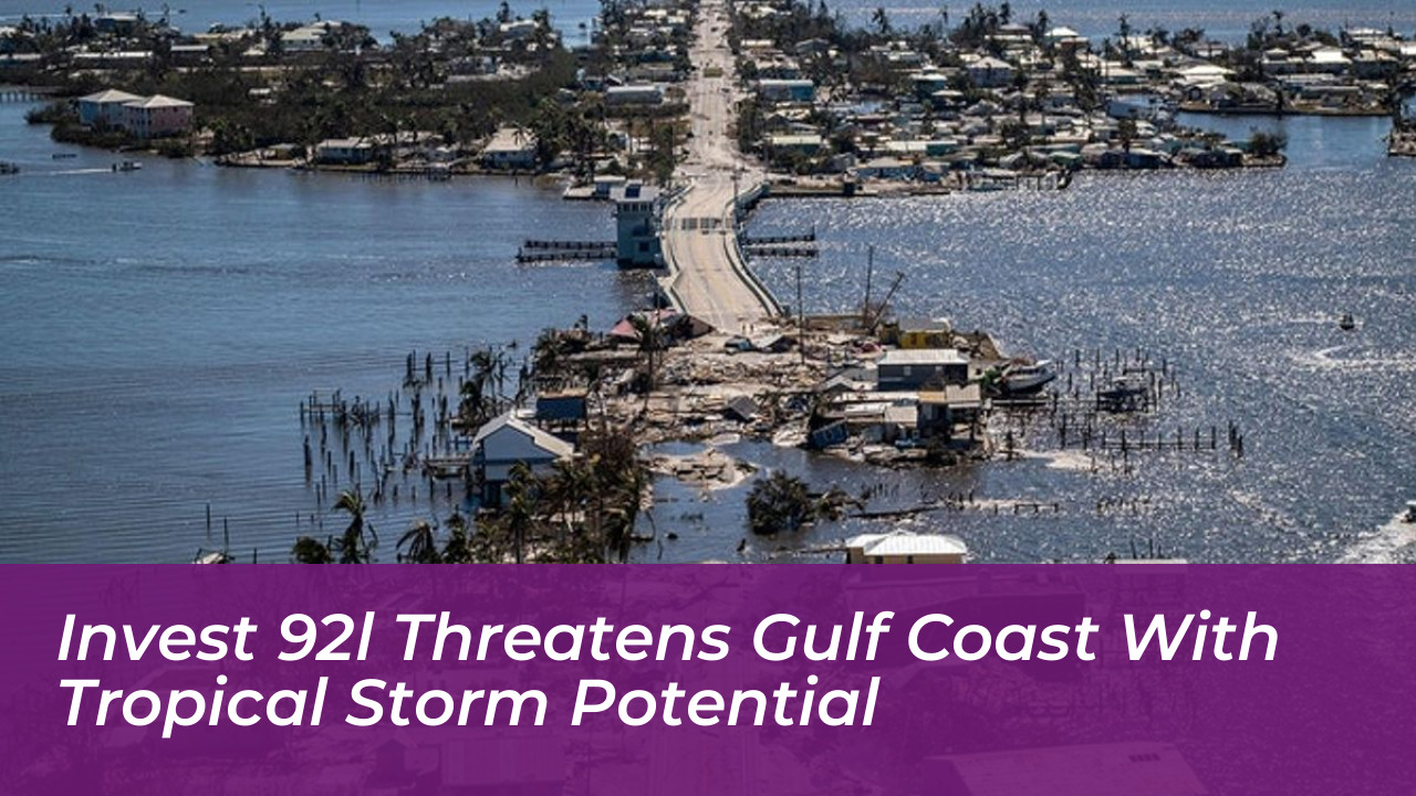 invest 92l threatens gulf coast with tropical storm potential DCGM