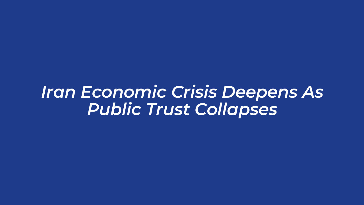 iran economic crisis deepens as public trust collapses q8TJ