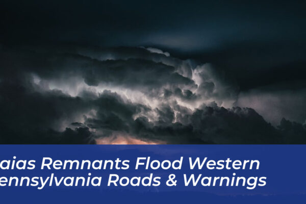 isaias remnants flood western pennsylvania roads warnings BKyd