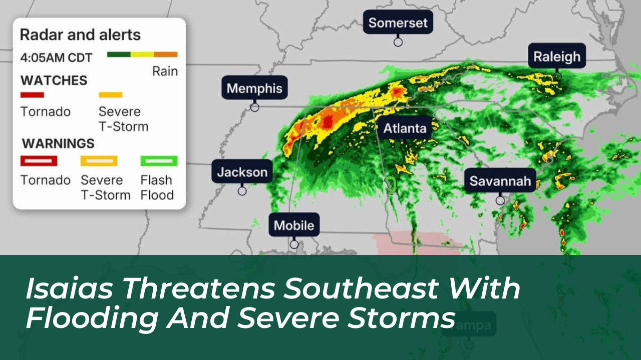 isaias threatens southeast with flooding and severe storms hGqy