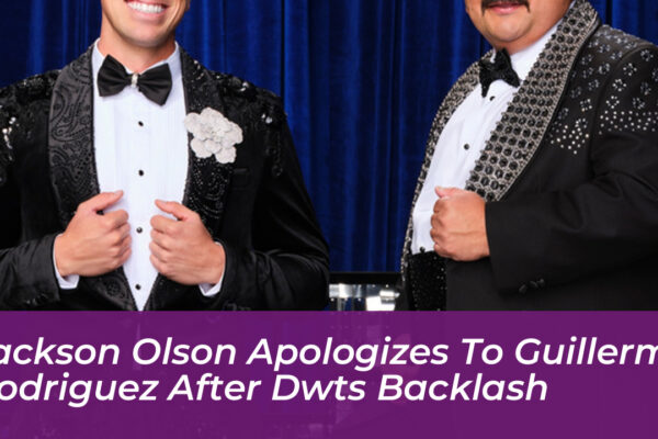 jackson olson apologizes to guillermo rodriguez after dwts backlash DQow