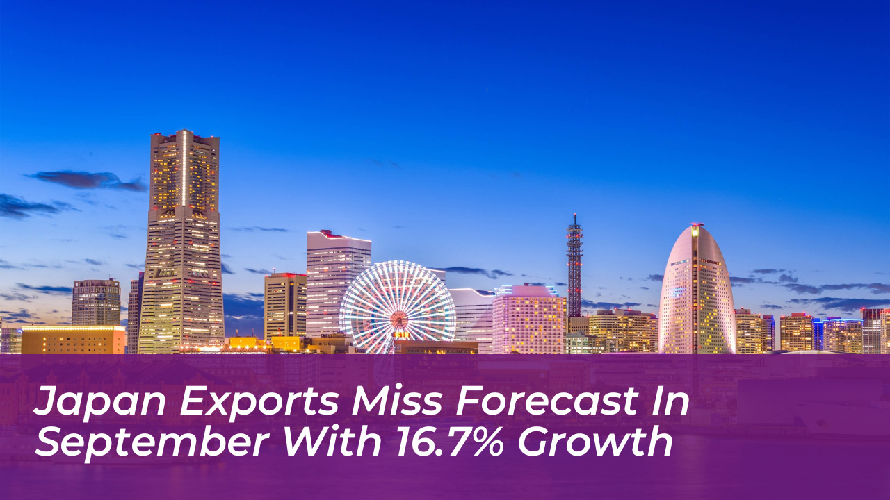 japan exports miss forecast in september with 16 7 growth wK9Y