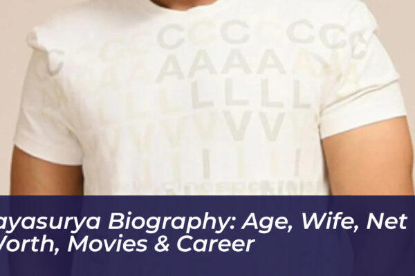 jayasurya biography age wife net worth movies career ErvH