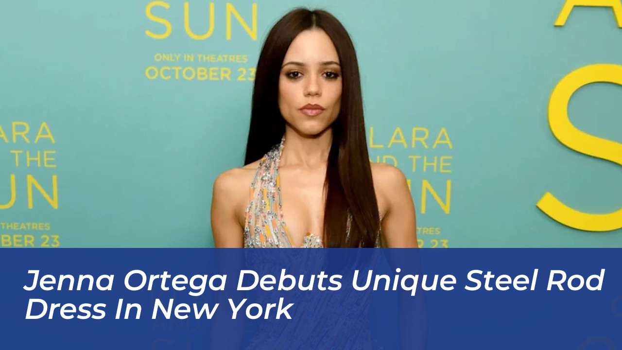 jenna ortega debuts unique steel rod dress in new york LW0p