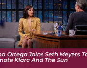 jenna ortega joins seth meyers to promote klara and the sun ktM9