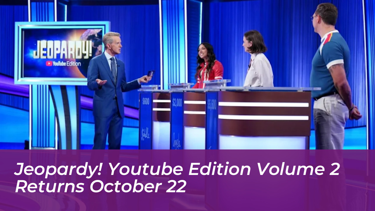jeopardy youtube edition volume 2 returns october 22 Ss34