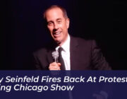 jerry seinfeld fires back at protesters during chicago show yEB2