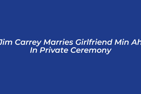 jim carrey marries girlfriend min ah in private ceremony IgP5