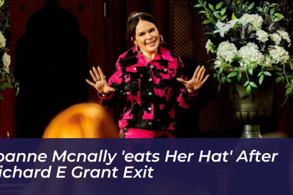 joanne mcnally eats her hat after richard e grant exit rolM