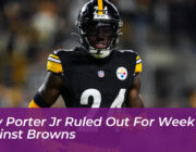 joey porter jr ruled out for week 4 against browns Mb3l