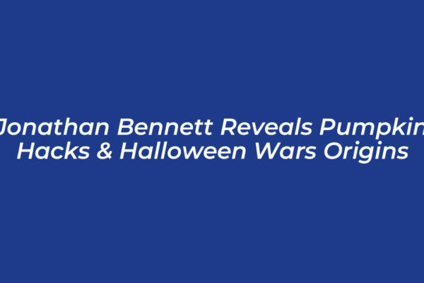 jonathan bennett reveals pumpkin hacks halloween wars origins zihh