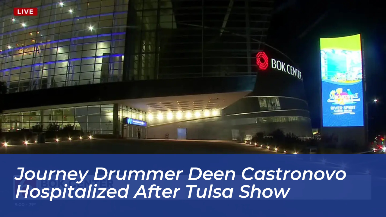 journey drummer deen castronovo hospitalized after tulsa show ocLY
