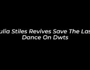 julia stiles revives save the last dance on dwts Uxfc