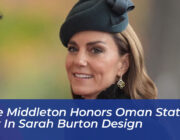 kate middleton honors oman state visit in sarah burton design YlSP