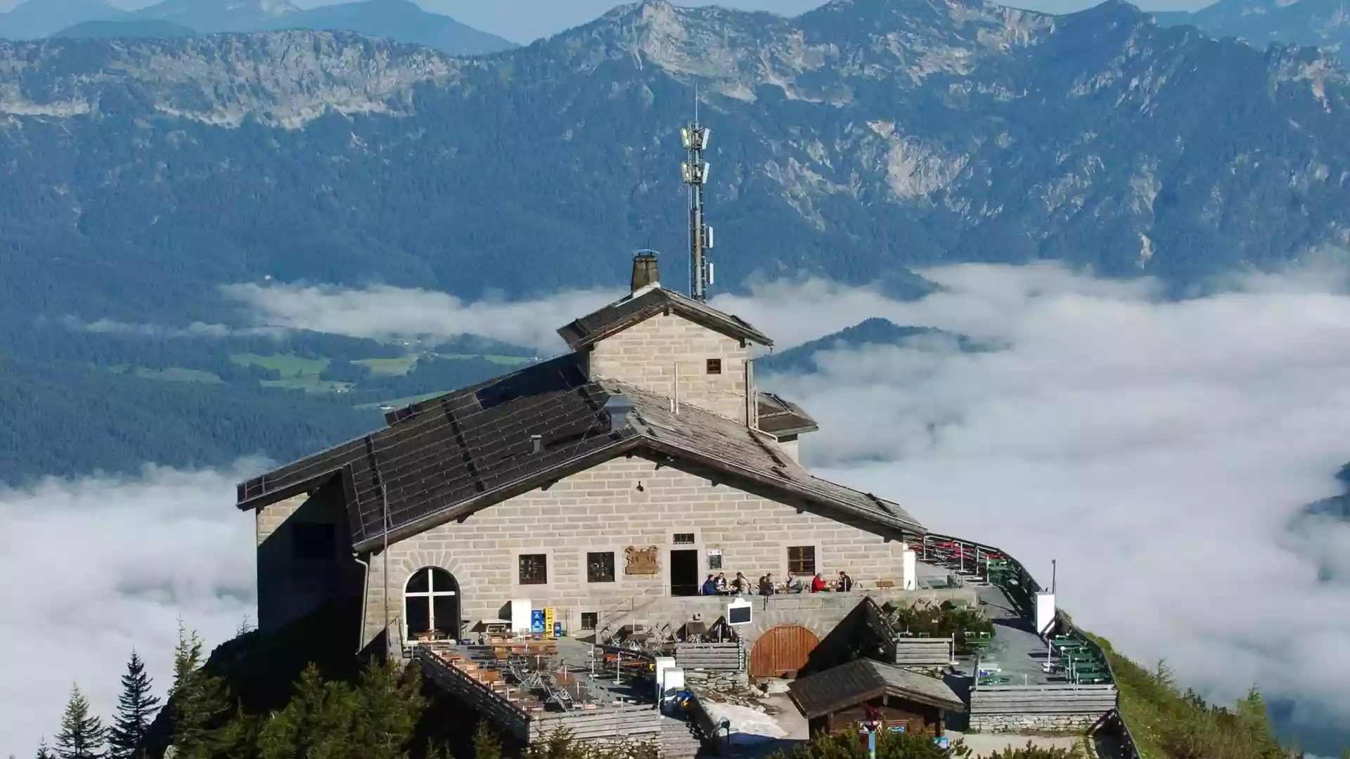Fire Engulfs Hitler's Eagle's Nest Retreat in Bavaria 4 Kehlsteinhaus Eagles Nest Mountain Retreat Bavaria Fire