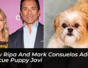kelly ripa and mark consuelos adopt rescue puppy javi khkl