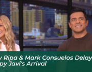 kelly ripa mark consuelos delay puppy javis arrival eX5V