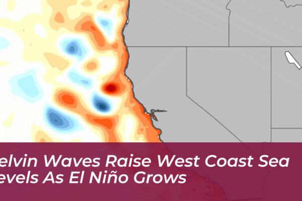 kelvin waves raise west coast sea levels as el nino grows T8ve