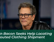 kevin bacon seeks help locating misrouted clothing shipment tNyC