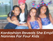 kim kardashian reveals she employs five nannies for four kids rt3V