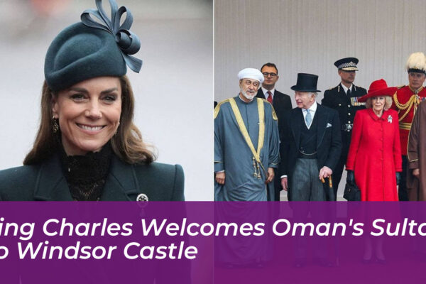 king charles welcomes omans sultan to windsor castle PAod