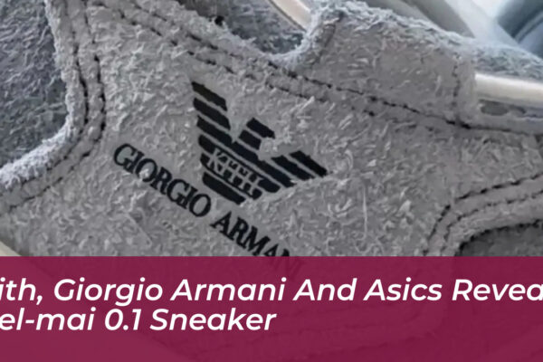 kith giorgio armani and asics reveal gel mai 0 1 sneaker vCQu