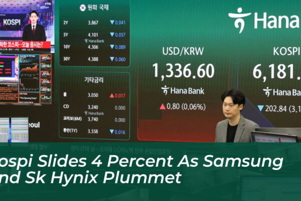 kospi slides 4 percent as samsung and sk hynix plummet ZkgE