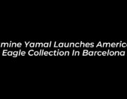 lamine yamal launches american eagle collection in barcelona W9V6