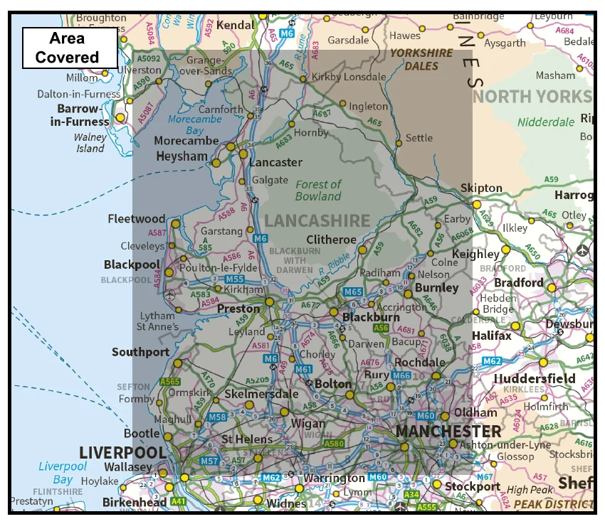 Lancashire Police Motorway Traffic Closure Emergency Vehicles