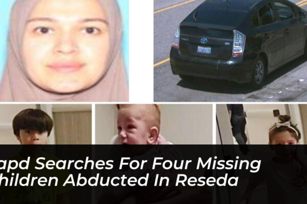 lapd searches for four missing children abducted in reseda AP2q