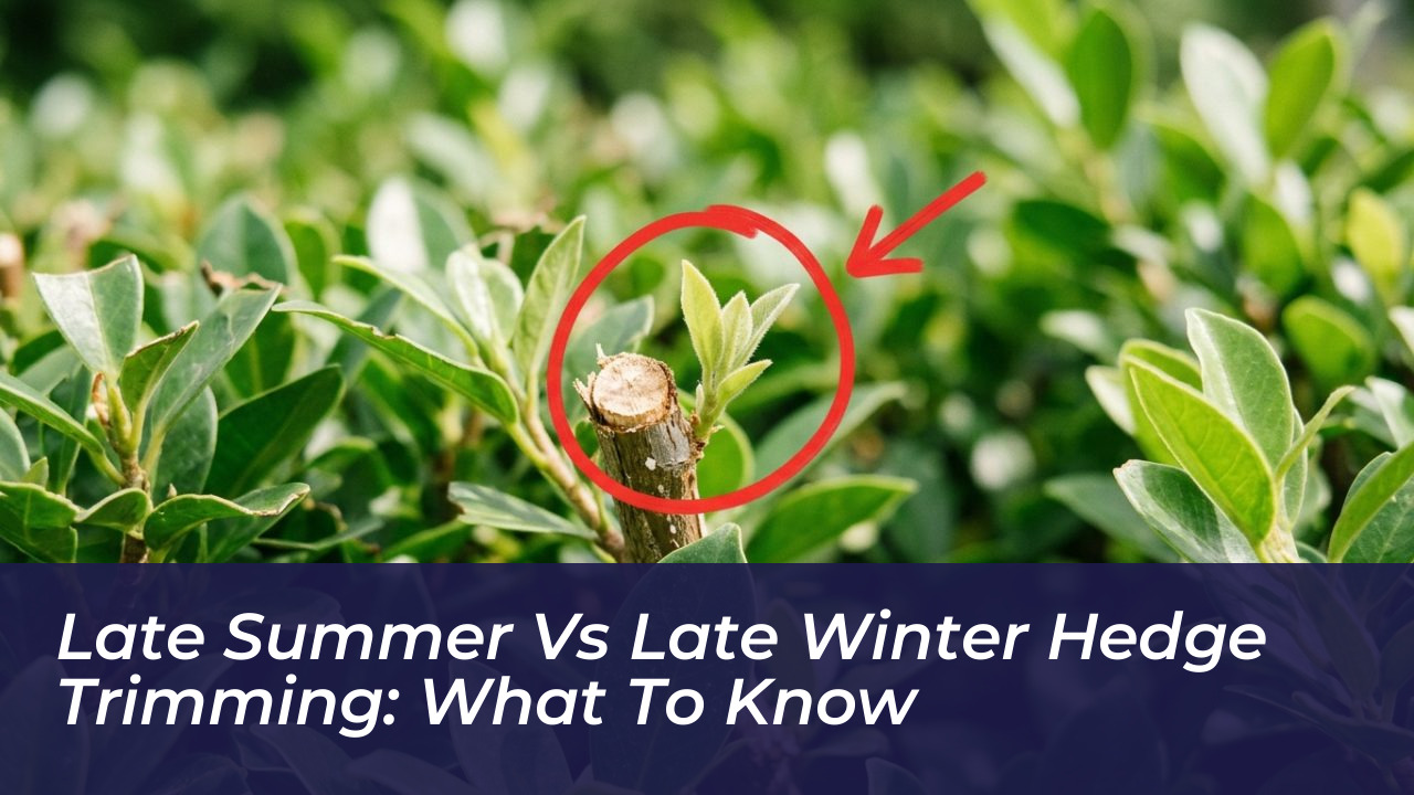 late summer vs late winter hedge trimming what to know d296