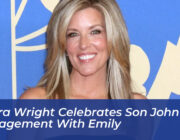 laura wright celebrates son johns engagement with emily y8mn