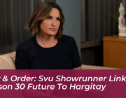 law order svu showrunner links season 30 future to hargitay BHve