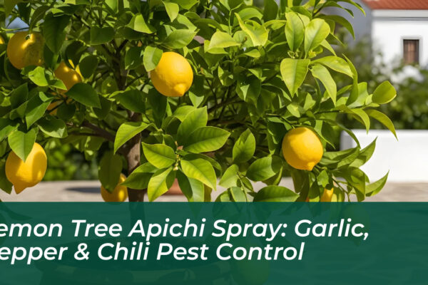 lemon tree apichi spray garlic pepper chili pest control MUrY
