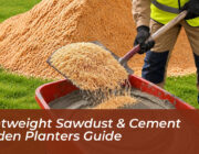 lightweight sawdust cement garden planters guide sWg3