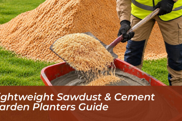 lightweight sawdust cement garden planters guide sWg3